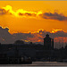 Sunset - looking towards Gosport from Gunwharf Quays Portsmouth
