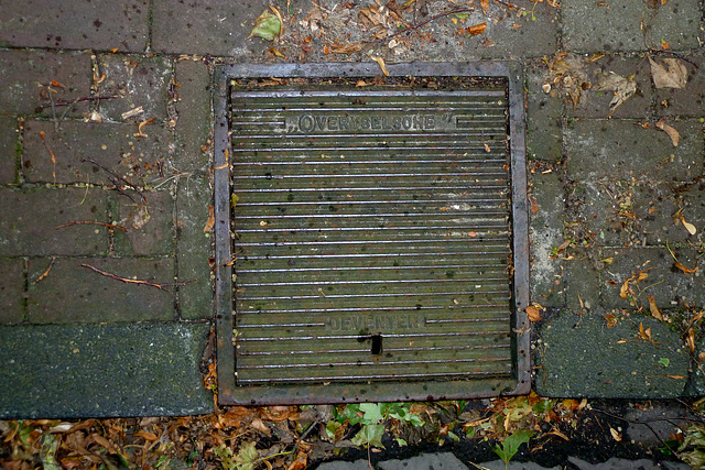 Drain cover of the „Overyselsche” in Santpoort