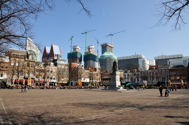 View of the towers of bureaucracy in The Hague