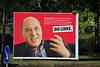 Holiday 2009 – Election poster of Die Linke in Trier, Germany