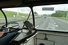 1960 Leyland-Werkspoor bus on the highway
