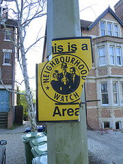 Oxford – Neighbourhood watch area sign