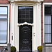 Door on the Herengracht in Leiden