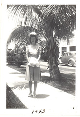 Newlywed, Betty Parkes Tarpley, 19, Miami, FL, 1943