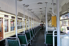 The Hague Public Transport Museum – Interior of PCC tram 1180