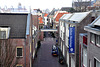 View of the Doelensteeg in Leiden