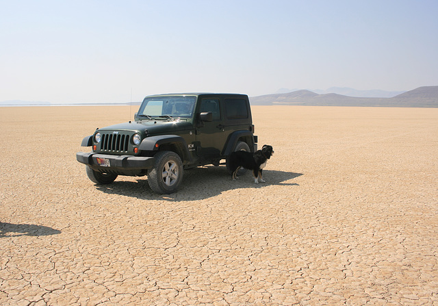 Jack, the Jeep, and the Alvord Desert