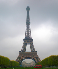 Foggy morning in Paris