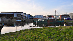 View of the industrial area of Katwijk