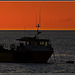 Boat at sunset, Elgol, Isle of Skye