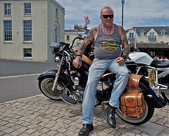 Jed and his Harley