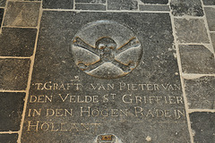 Grave monument of Pieter van den Velde