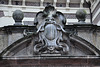 Ornament above a gate of a school in Haarlem