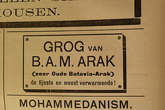 Old advertisements – Grog made from B.A.M. Arak