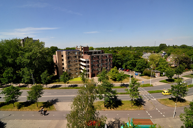 View from the Pieter de la Court-gebouw