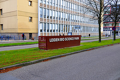 Sign for the Leiden Bio Science Park