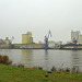 Industry on the banks of the Nord-Ostsee-Kanal at Rendsburg