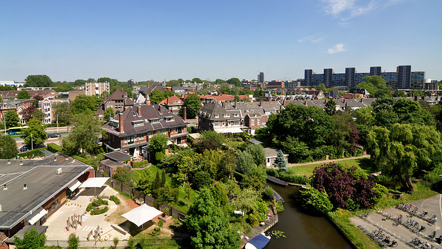 View from the Pieter de la Court-gebouw