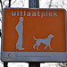 Dog walking area for sedate dogs & waiting dog owners
