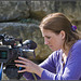 Filming at Marwell Zoo