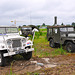 Dordt in Stoom 2012 – 1956 Nekaf M38A1 ¼  ton – 1978 Land Rover 88" – 1955 Nekaf Jeep