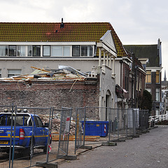 Demolition work on the new music center De Nobel