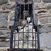 Madonna and Child behind bars