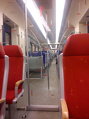 Interior of a SLT "train"