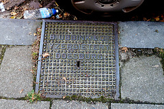 Drain cover of B. Ubbink & Co Yzergietery of Doesburg