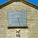 France 2012 – Sun dial on the church in Saint-Germain-du-Bois