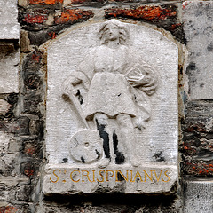 Gable stone of St. Crispinianus