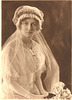 Grandmother, Anna Olsen, on her wedding day, about 1915