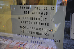 Berlin – Picture taking is not allowed