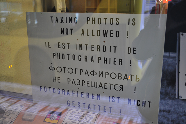 Berlin – Picture taking is not allowed