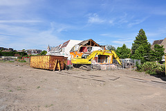 Orange house demolished