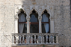 Medieval balcony