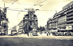 Old postcards of Brussels – De Brouckère Square