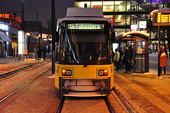Berlin tram at Alexanderplatz