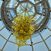 Chihuly's "Goldenrod, Teal and Citron" Chandelier – Rotunda, Phipps Conservatory, Pittsburgh, Pennsylvania