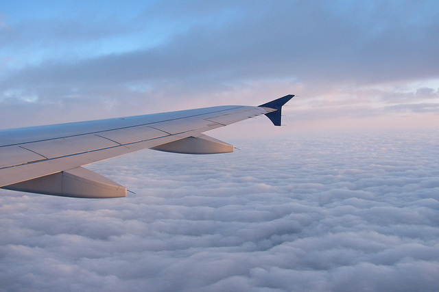 Flight through the clouds