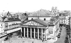 Old postcards of Brussels – Royal Opera House "La Monnaie"