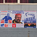 Voting posters for the municipal elections