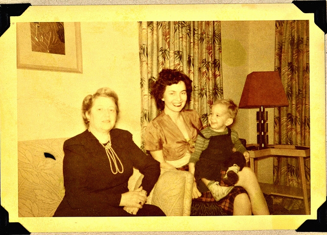 Grandma G., Mom and me, 1948, Nashville