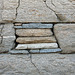 Detail of a stone wall in Delos