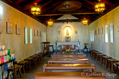 Interior of Spanish Shrine of Nuestra Senora De La Leche Circa 1615  First mass celebrated 1565