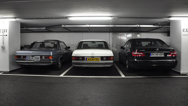 My Mercedes next to some other Mercs