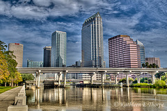 Tampa Skyline with Reflection