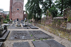 Gravestones in the Old Tower Ruin