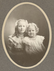 Grandmother, Anna Olsen, and her sister, Margaret, about 1903