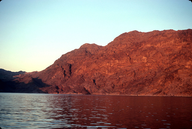 Cliff on Lake Mead